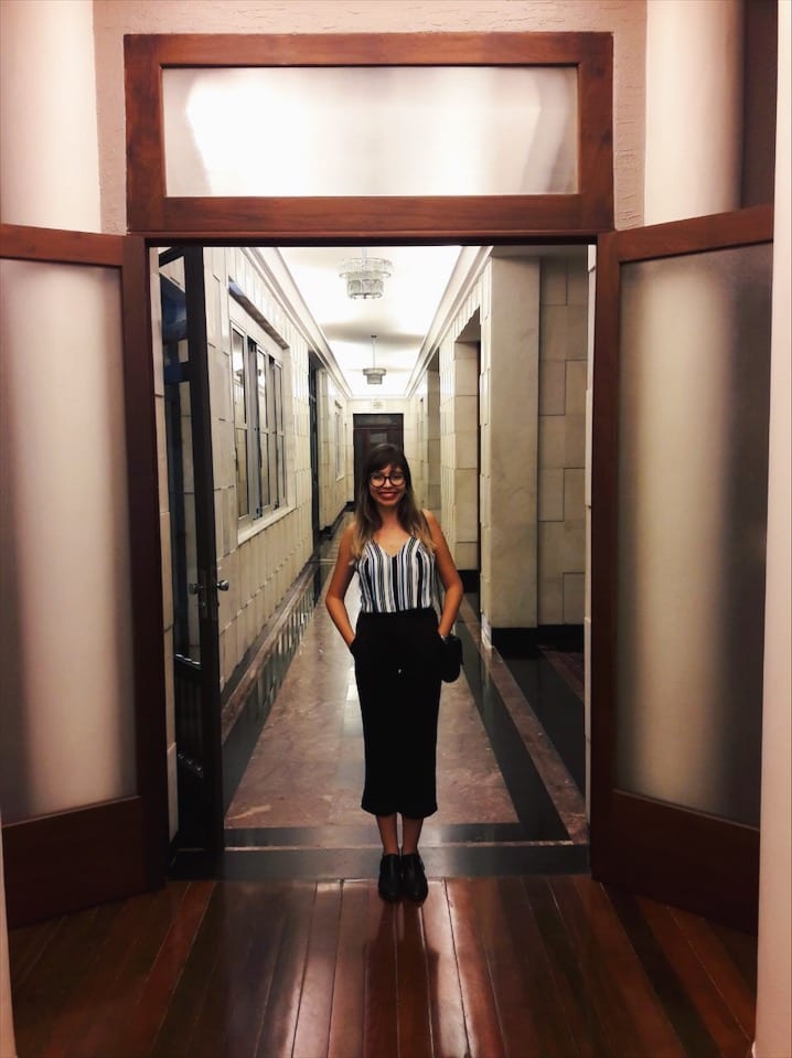 Paula Falcão no Palácio das Esmeraldas