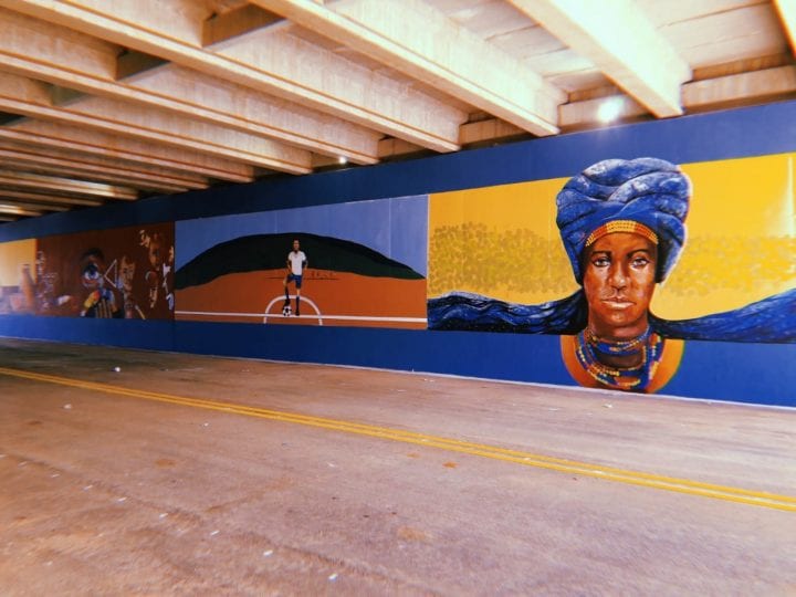 Grafites do projeto Galeria Cidade em Aparecida de Goiânia