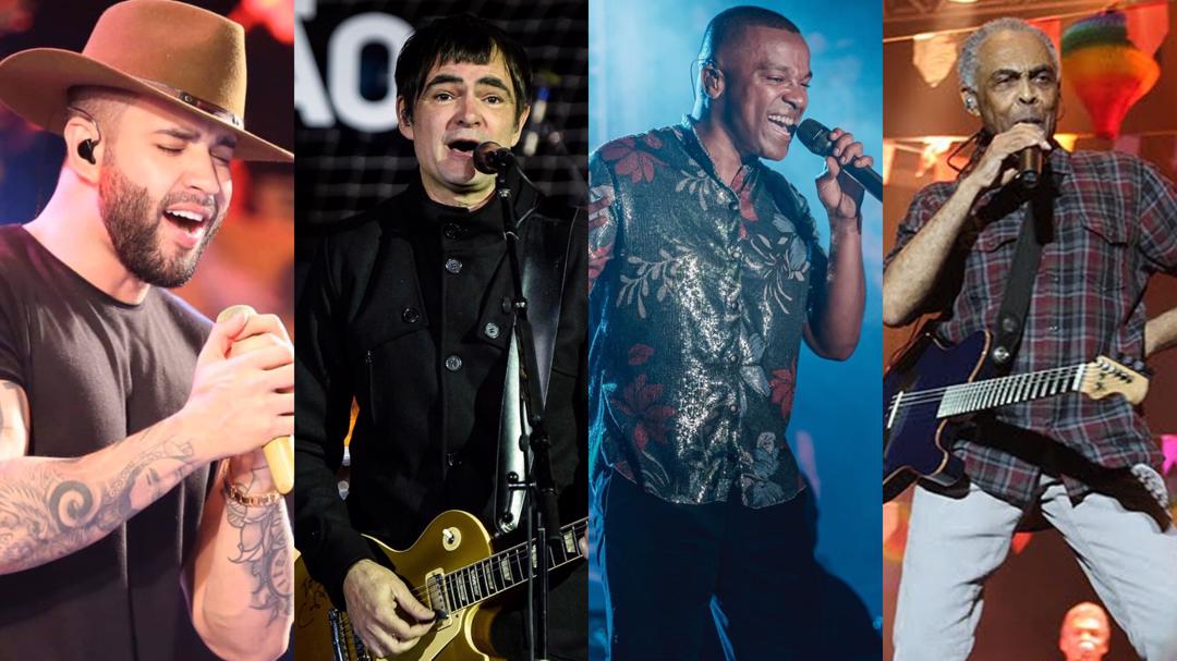 Agenda de lives: tem Gusttavo Lima, Skank, Alexandre Pires e Gilberto Gil