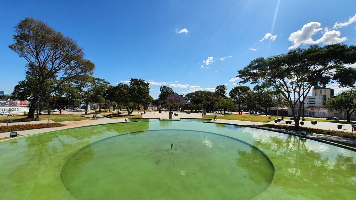Praça do Cruzeiro teve obra de revitalização entrege em julho de 2020