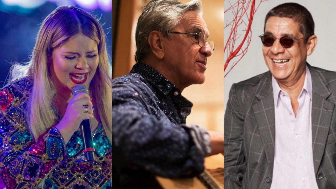 Agenda de lives tem Caetano, Zeca Pagodinho e Marília Mendonça