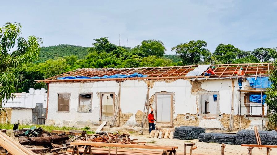 Batalhão da PM, na cidade de Goiás, passa por restauração do Iphan