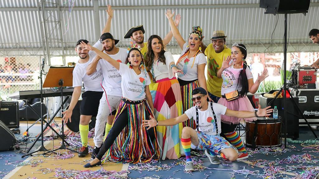 Brincadeiras antigas são parte da programação de férias do shopping boungainville