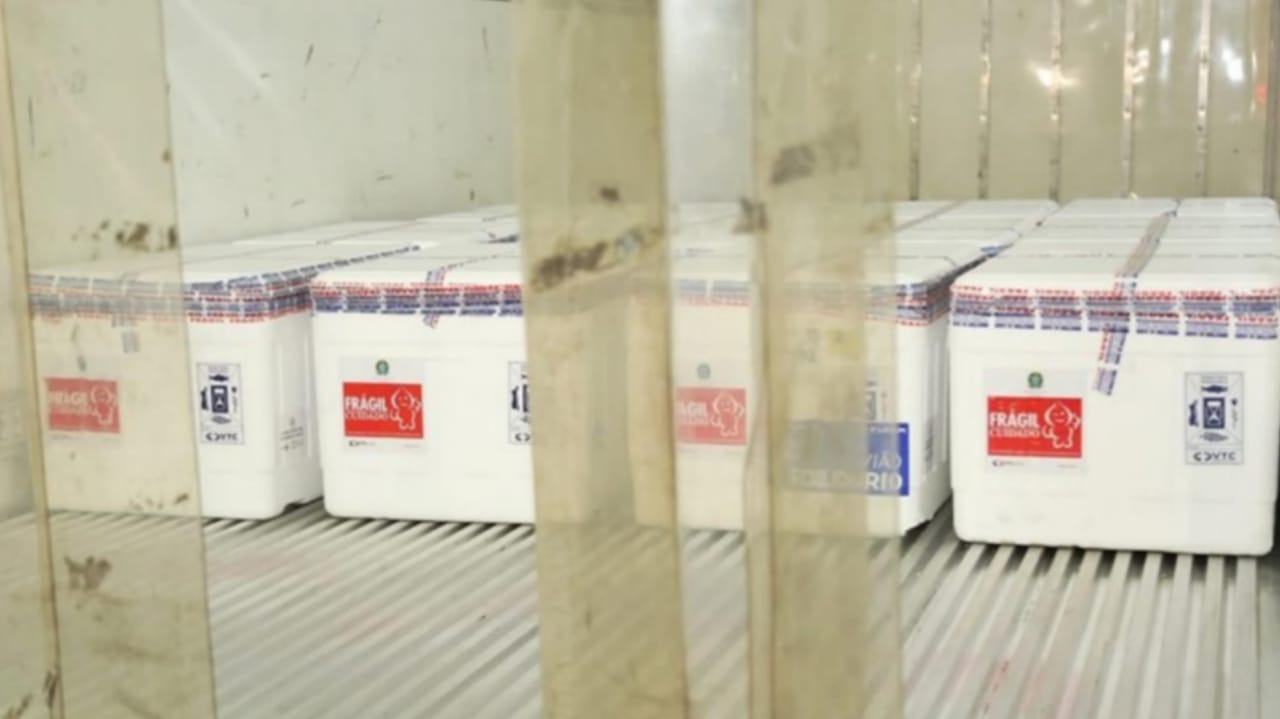 Mais 268, 4 mil doses de vacinas contra a Covid-19 chegam a Goiás