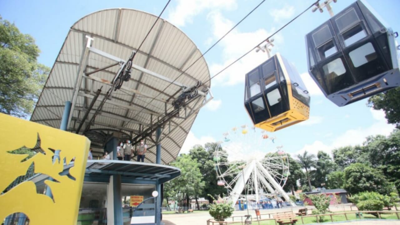 Teleférico do Parque Mutirama será reformado pela prefeitura de Goiânia