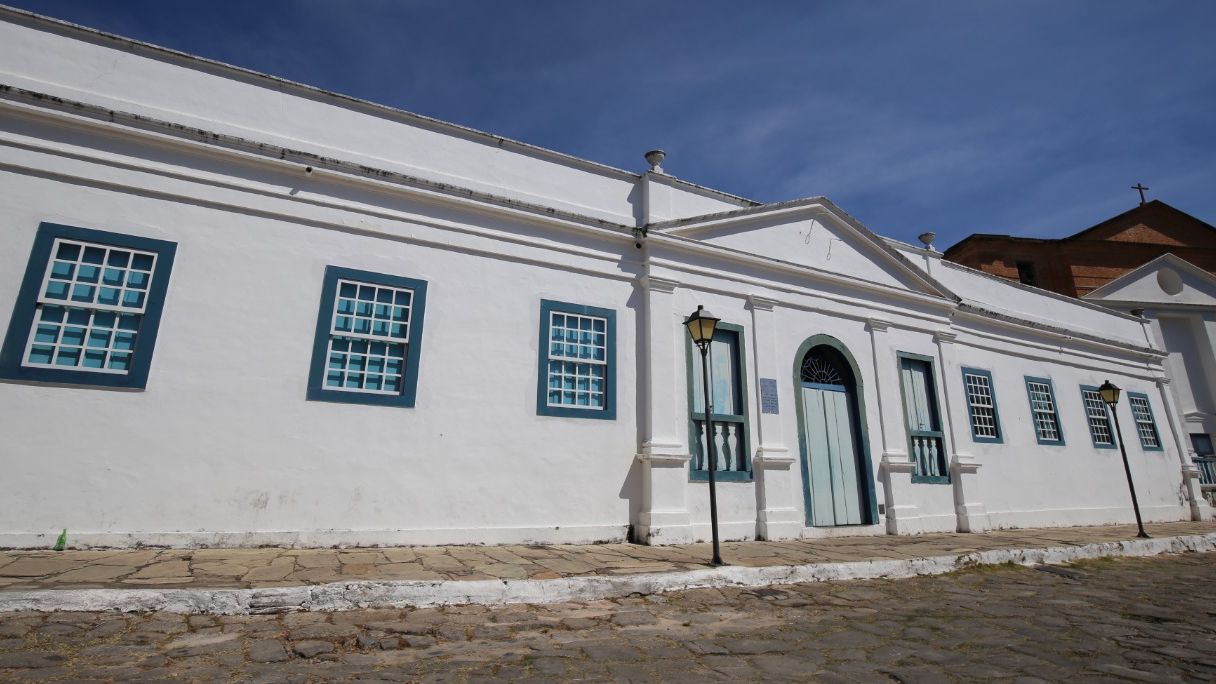Palácio Conde dos Arcos, na cidade de Goiás, passa por reforma