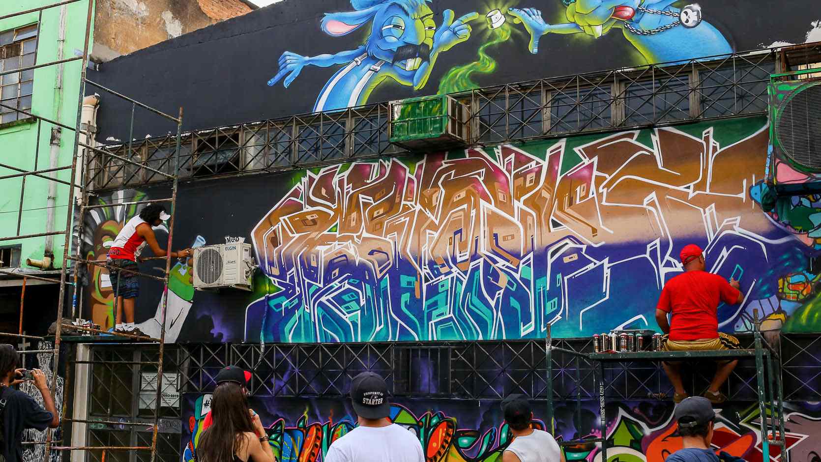 Beco da Codorna, no Centro, ganhará novos grafites de 90 artistas