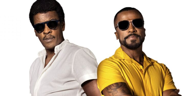 Alexandre Pires e Seu Jorge fazem show Irmãos em Goiânia