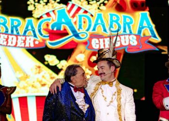 Dedé Santana e Diego Hypólito estrelam “Abracadabra”, circo musical de Frederico Reder, em Goiânia