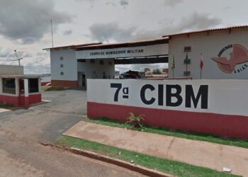 Homem depreda guarita dos Bombeiros de Formosa, cai ao tentar fugir e é preso