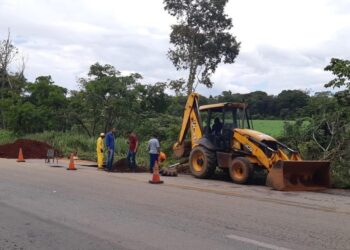 Obras em trecho interditado da BR-153 devem ser concluídas nesta sexta (31)