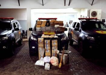 PM encontra drogas dentro de barris enterrados em chácara de Abadia de Goiás