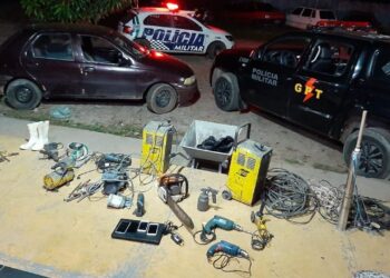 Dupla é presa após furtar materiais de construção em Porangatu 