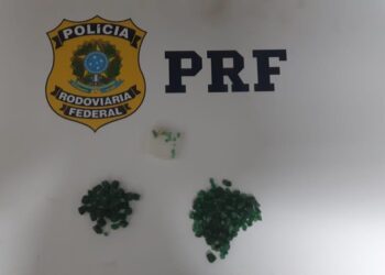 Homem é preso com 160 pedras de esmeraldas na BR-060, em Jataí
