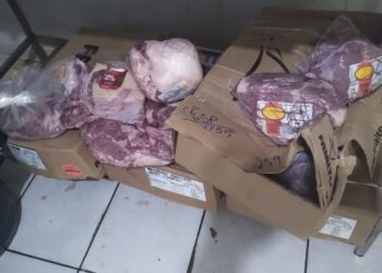 PM e Agrodefesa apreendem 405 quilos de carne irregular em Goiânia 