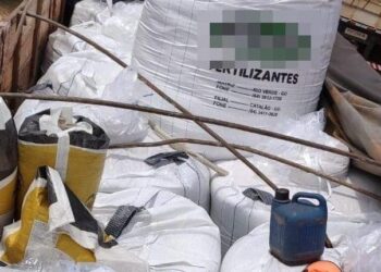 27 toneladas de insumos agrícolas são apreendidos, em Rio Verde
