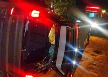 Carro capota em Goiás e socorro é acionado por BMW na Espanha