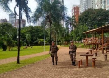 Em Goiás, forças de segurança limitam fluxo de pessoas nas ruas