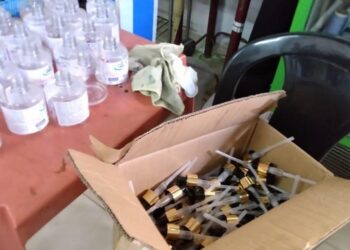 PC estoura laboratório clandestino de álcool gel, em Goiânia