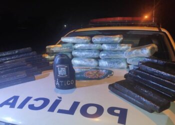 Após fuga, mulher é presa com 50 quilos de maconha e skunk, em Goiânia
