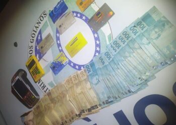 Estelionatário é preso com cartões clonados, em Aparecida de Goiânia