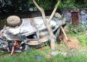 Grave acidente deixa dois mortos na Marginal Botafogo, em Goiânia