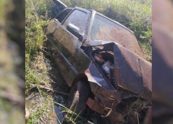 Corpo de motorista é encontrado 5 dias após capotamento na GO-206