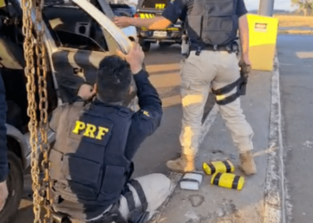 Motorista de app é preso transportando drogas na BR-153, em Morrinhos