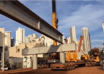 Obras do complexo viário da Jamel Cecílio avançam