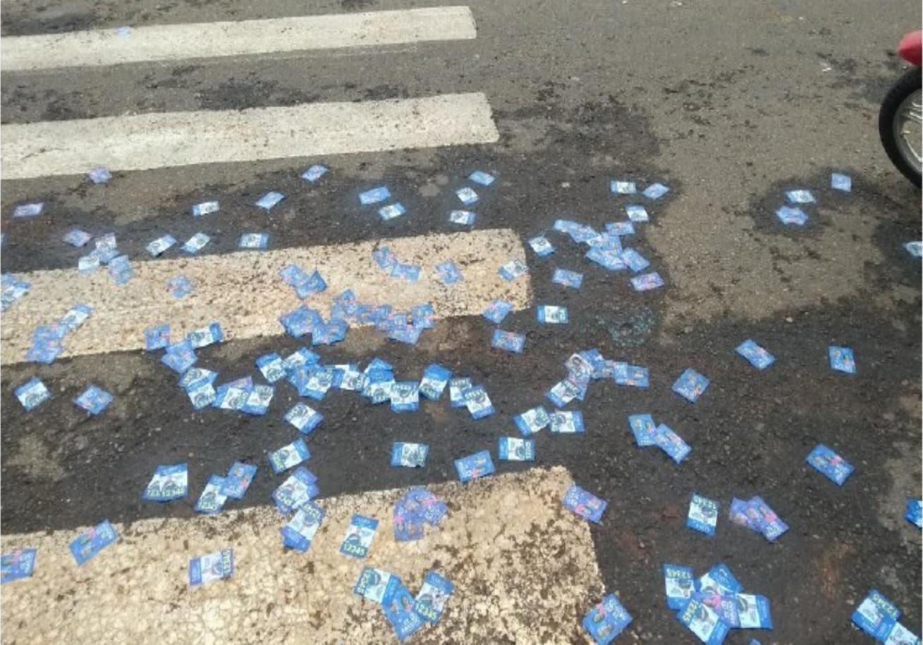 Candidatos de Caldas Novas são alvos do MP por derrame de santinhos nas ruas