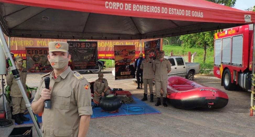 Corpo de Bombeiros lança operação preventiva para o período de chuvas, em Goiás