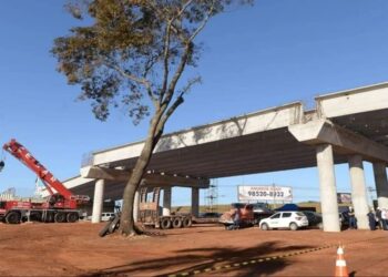 Entrega do viaduto entre a Perimetral Norte e Av Goiás, em Goiânia, é adiada