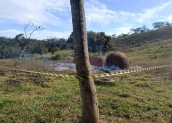 Mulher morre queimada em forno de carvoaria enquanto ajudava o marido, em Orizona