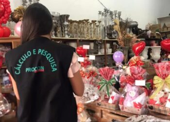 Preço de presente para dia dos namorados pode variar em 240,98%, em Goiânia