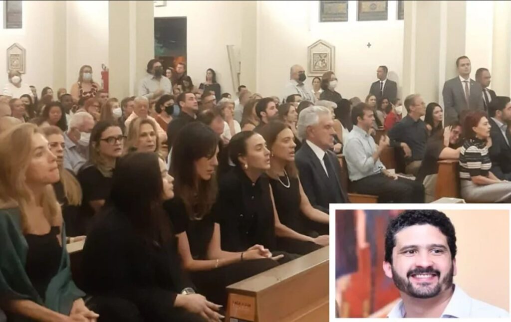 Missa de sétimo dia de Ronaldo Caiado Filho é celebrada, em Goiânia