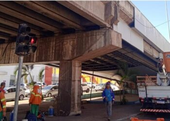 Pista superior do viaduto da T-63 será liberado nesta segunda (22), em Goiânia