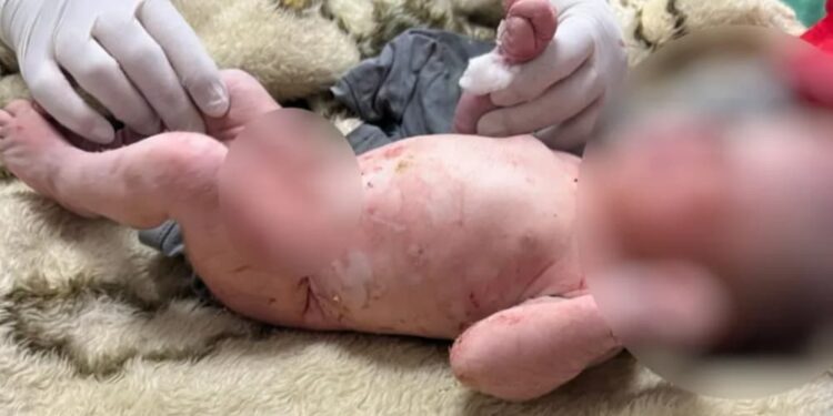 Recém-nascida é encontrada dentro de saco de lixo em lote baldio, em Itapuranga
