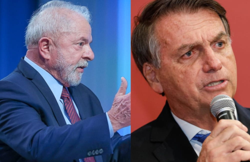 Eleições 2022: Lula tem 55% no 2° turno, e Bolsonaro, 45%