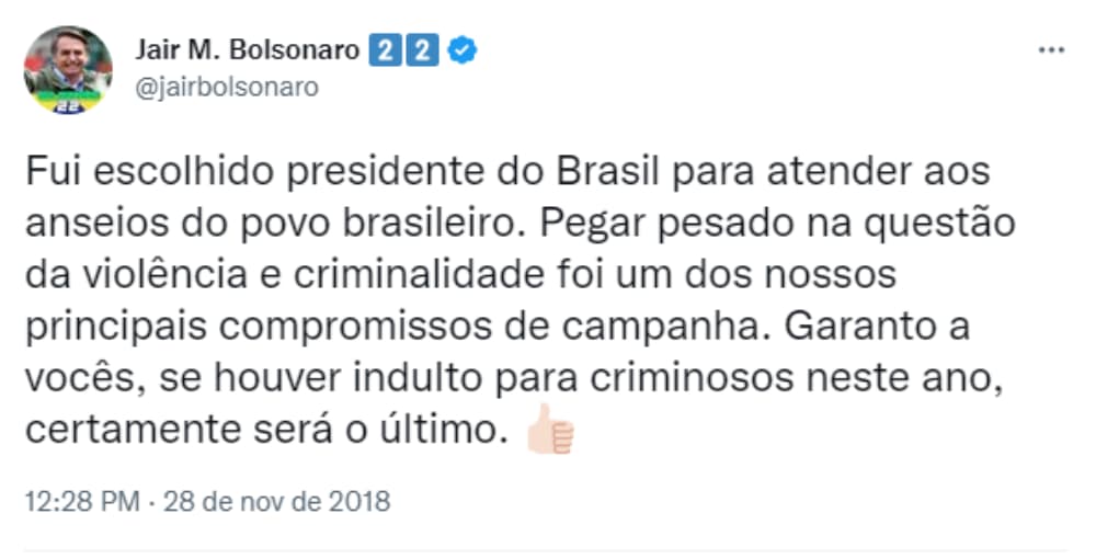 Indulto de Natal: decreto autoriza saída de policiais e militares condenados