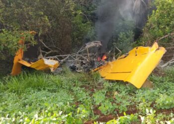 Piloto morre após avião agrícola cair em Bom Jesus de Goiás