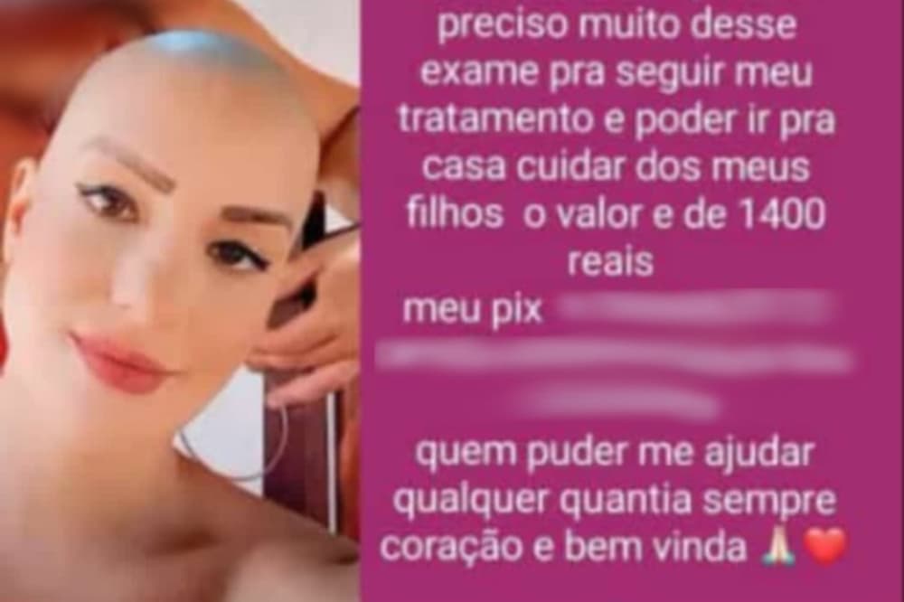Mulher é indiciada após fingir ter câncer para aplicar golpes, em Morrinhos