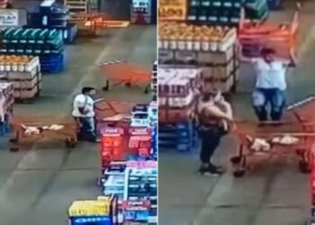 Homem que jogou carrinho de compras em mulher tem prisão decretada, em Goiás