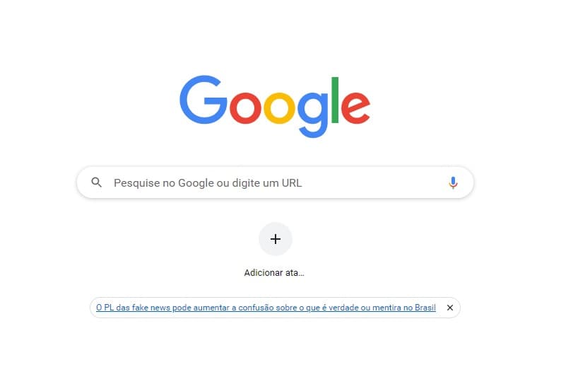 Google sobre o PL das Fake News