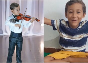 Menino de 6 anos aprende inglês sozinho e ganha bolsa para estudar em escola internacional