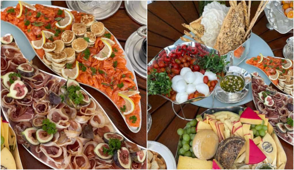almoço luxuoso com virgínia