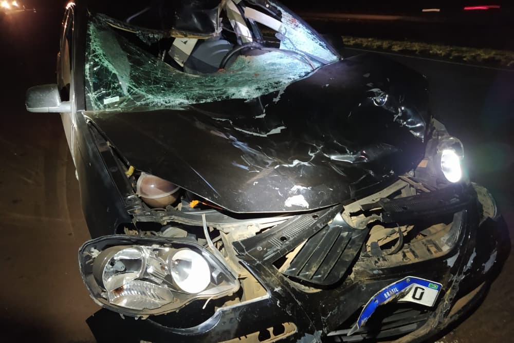 Ciclista morre atropelada na BR-060