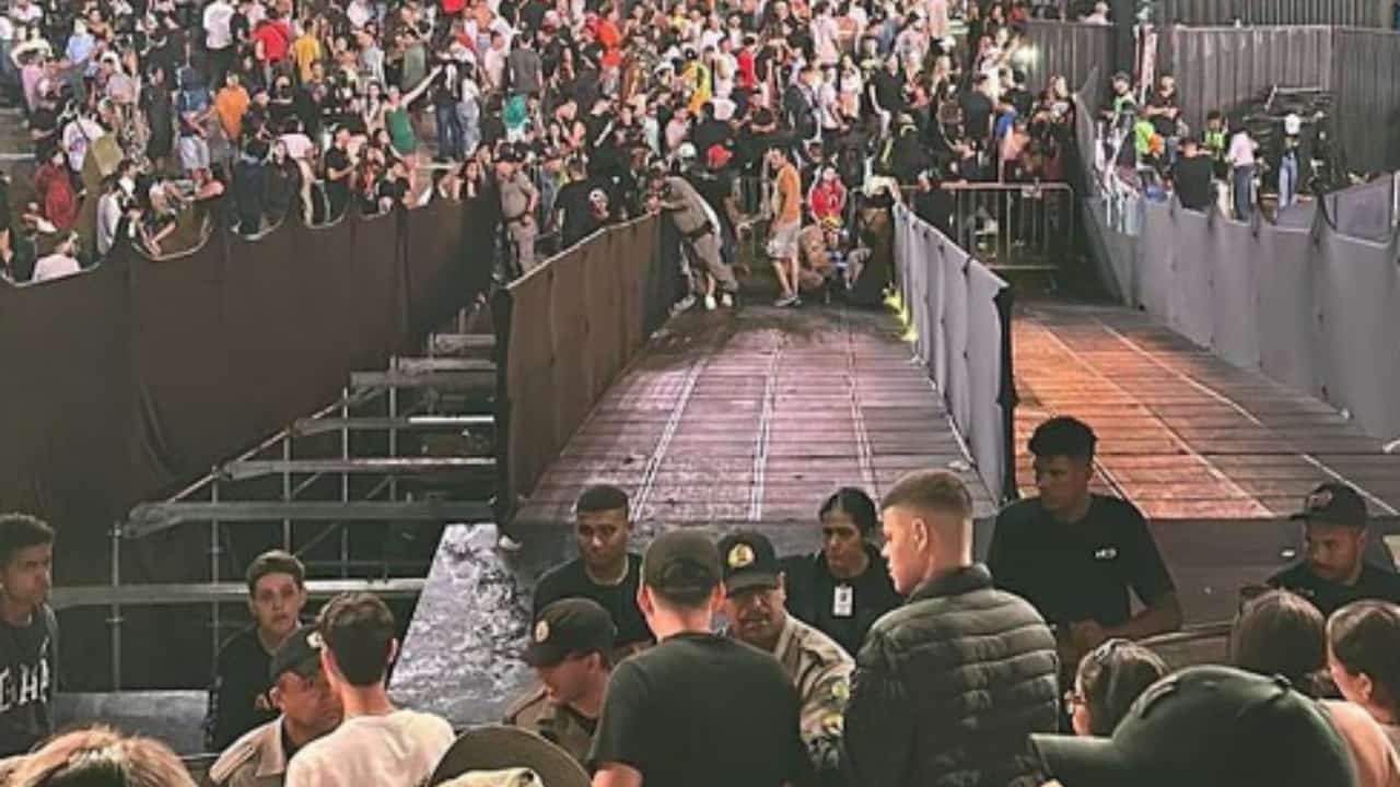 rampa do Rap Mix desaba