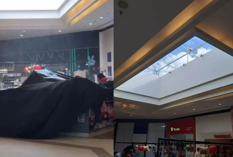 Teto do Portal Shopping