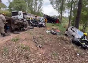 Caminhão que causou acidente na BR-414 trafegava a mais de 100 km/h