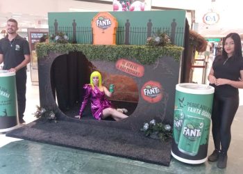 Fanta celebra o Halloween oferecendo experiência divertida em shopping de Goiânia
